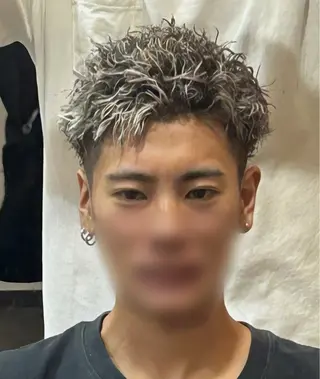 ショート メンズ メンズ特化/パーマ/ ハイライト/りょうまのヘアスタイル