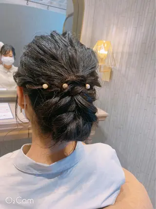 ヘアアレンジ Aya/四条烏丸/ インナーカラーのヘアスタイル