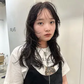 セミロング 🌀perm 🌀のヘアスタイル