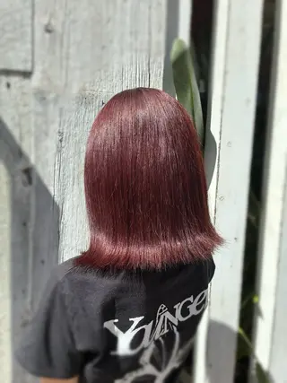 ミディアム カラー 梅原 姫🍬🐰のヘアスタイル