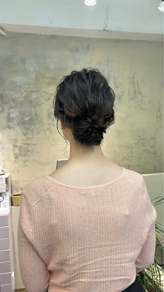 ミディアム ヘアアレンジ 武田美空🐇 ボブ/暖色カラー🌷のヘアスタイル