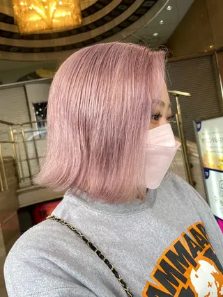 カラー Seleneコウキ ブリーチ/ハイトーンのヘアスタイル