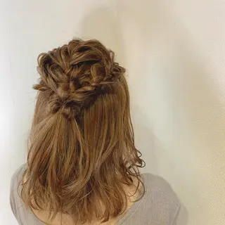 ミディアム カラー ボブウルフ／ボブ Satsuki【名駅のヘアスタイル