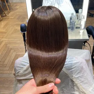 ロング カラー 玉川 京のヘアスタイル