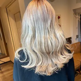 ロング カラー 🌙透明感カラー／ 丁寧施術｜松本のヘアスタイル