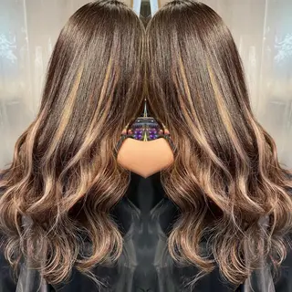 ロング 橋本 彩のヘアスタイル