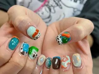 ネイル Nail Atelier IamI所属・アイアムアイ 大村磨衣のネイルデザイン