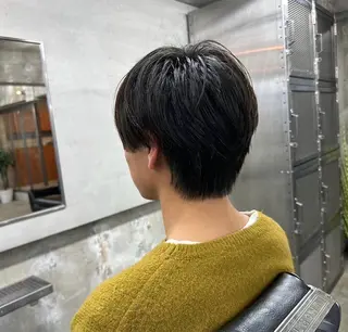 メンズ 透明感×艶ハイトーン Takeruのヘアスタイル