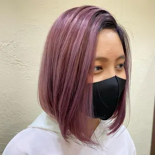 ショート in'dexhair U所属・ブリーチ🌈ハイトー ンカラー ✨アニカ✨のヘアスタイル