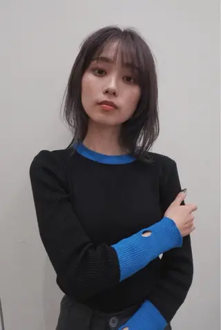 ミディアム 💛🤍U too e’s 鎌倉🧸のヘアスタイル