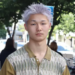 ショート カラー メンズ joh/メンズカット /ブリーチ/UKヘアのヘアスタイル