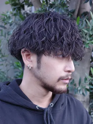 ショート パーマ メンズ fifth リュウセイのヘアスタイル