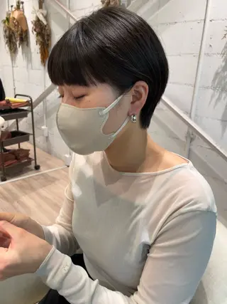 ショート ショート/ボブ 似合わせ/中原のヘアスタイル