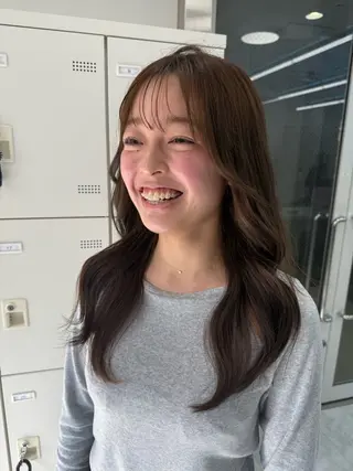 ロング カラー 海外girl/ハイト ーン/riko🫧のヘアスタイル