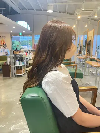 ロング カラー 藤倉 翔平のヘアスタイル