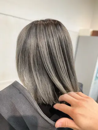 ショート カラー パーマ ヘアアレンジ メンズ 二ヶ月綺麗が続く デザイン/星野六三四のヘアスタイル