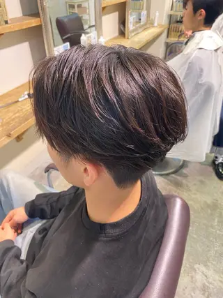 パーマ メンズ パーマ特化/フェザー パーマシャドウ/真生のヘアスタイル