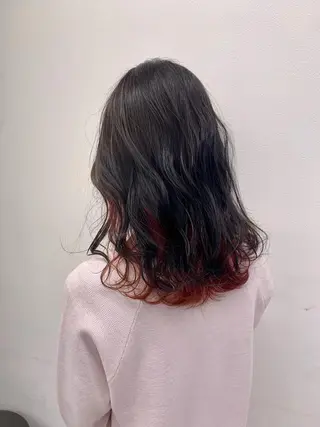 セミロング 【美容室が苦手な方 専問美容室】MIHOのヘアスタイル