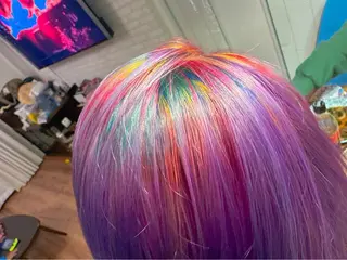 セミロング カラー キッズ カラースペシャリスト しょう🧑🏼‍🎨のヘアスタイル