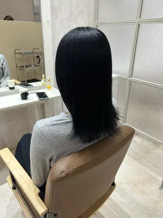 ミディアム カラー 💙まこと💙艶 カラー(Rico)のヘアスタイル