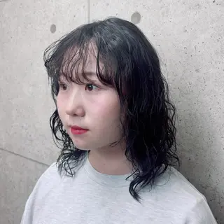 ミディアム パーマ pissenlit ピサンリ所属・🧩🤖 Sala 🤖🧩のヘアスタイル