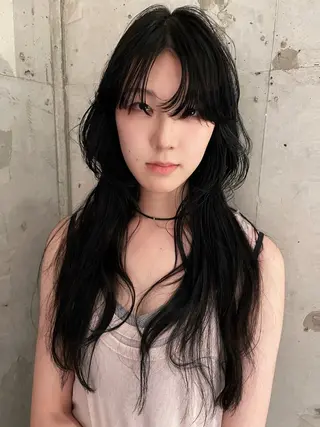 ロング カラー ヘアアレンジ sano rikitoのヘアスタイル