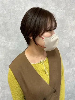 ショート C’LD hair  produce /シールドヘア所属・モテ髪/ボブ/ショー ト/アダチフウトのヘアスタイル