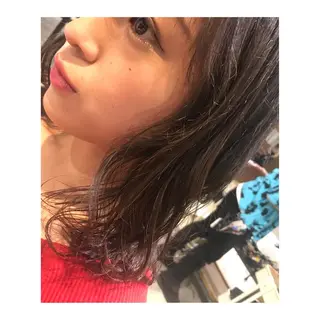 ミディアム パーマ 竹嶌 健吾のヘアスタイル