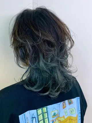 カラー 髪質改善ストレート/ ブリーチ／渋谷　福田のヘアスタイル