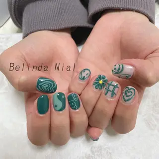 ネイル 竹本 愛のネイルデザイン