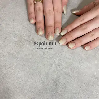 セミロング ネイル espoir. muのネイルデザイン