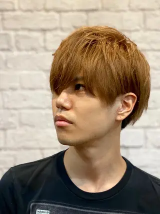 ミディアム グレイスフルバーバープラチナム六本木店所属・六本木メンズヘア 大橋勇貴のヘアスタイル