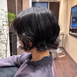 ショート パーマ かどたはるな レイヤー/パーマのヘアスタイル