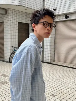 ショート モモセ ユメトのヘアスタイル