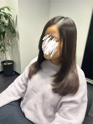 ロング 福島 菜摘のヘアスタイル