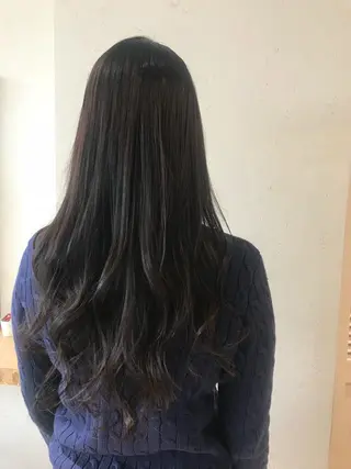 ロング カラー ✨髪質改善/透明感✨ 西野　陽のヘアスタイル