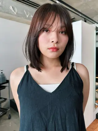 ショート カラー パーマ 🫧小顔×似合わせ× 透明感カラー🫧のヘアスタイル