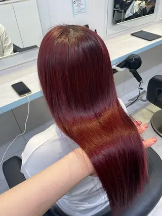 ロング カラー ハイトーン🤍ブロン ド🤍MISAKIのヘアスタイル