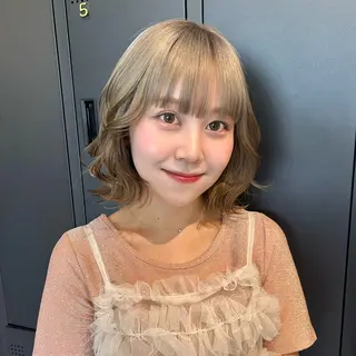 ミディアム カラー suri-ru hair【スリールヘアー】所属・FURUSAWA AOIのヘアスタイル