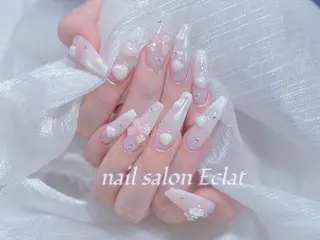 ネイル ネイルサロンエクラ 🫧Shizukaのネイルデザイン