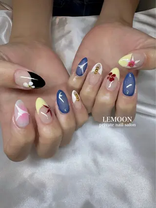 ネイル private nail salon　LEMOON所属・nail salon LEMOONのネイルデザイン