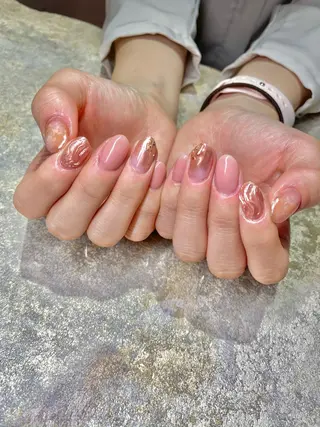 ネイル Amber21.所属・Nagahama Akariのネイルデザイン