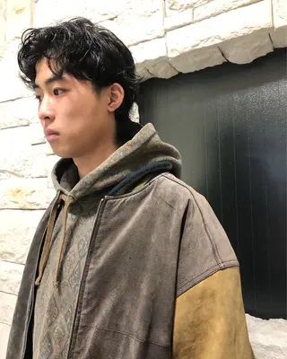 ヘアアレンジ メンズ ainico+所属・メンズ特化✂️栗原 侑也のヘアスタイル