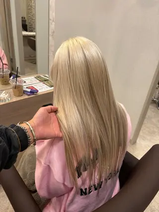 ロング カラー &so. アンドソー所属・バレイヤージュ/ 小泉じょうのヘアスタイル