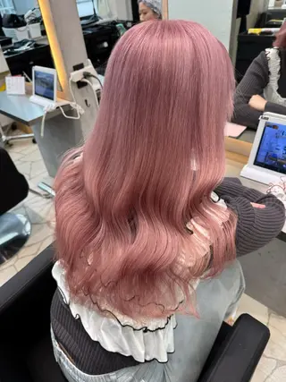 ロング カラー エクステ/透明感 韓国ヘア/KENTAのヘアスタイル