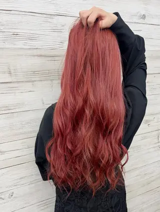 ミディアム カラー ヘアアレンジ 枝毛カット＆髪質改善 満足NO.1岡しゃんのヘアスタイル