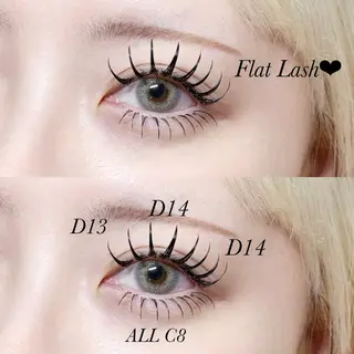 マツエク・マツパ Emua akariのマツエク・マツパデザイン