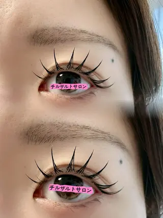 マツエク・マツパ パリジェンヌ マツエク専門店　玲子のマツエク・マツパデザイン