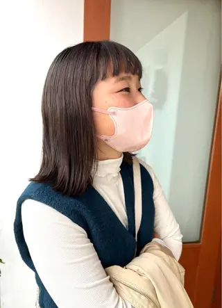 ミディアム Strawberry所属・原田 志保のヘアスタイル