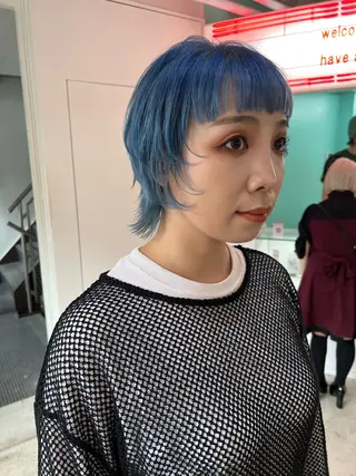 ショート 💥ウルフカット デザインあんな💥のヘアスタイル